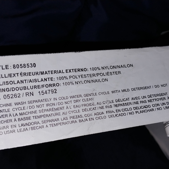 POINT ZERO Navy Blue Ultralight Packable Jacket - Picture 6 of 7